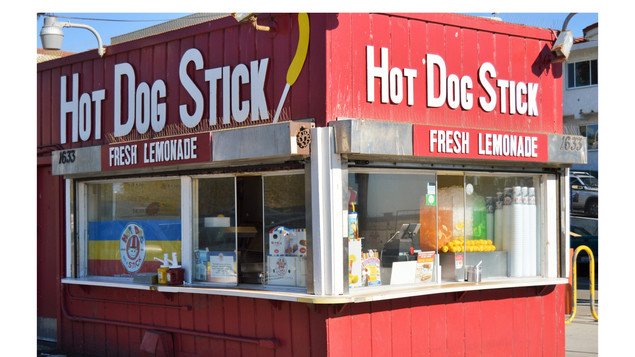 Santa Monica hot dog on a stick santa monica