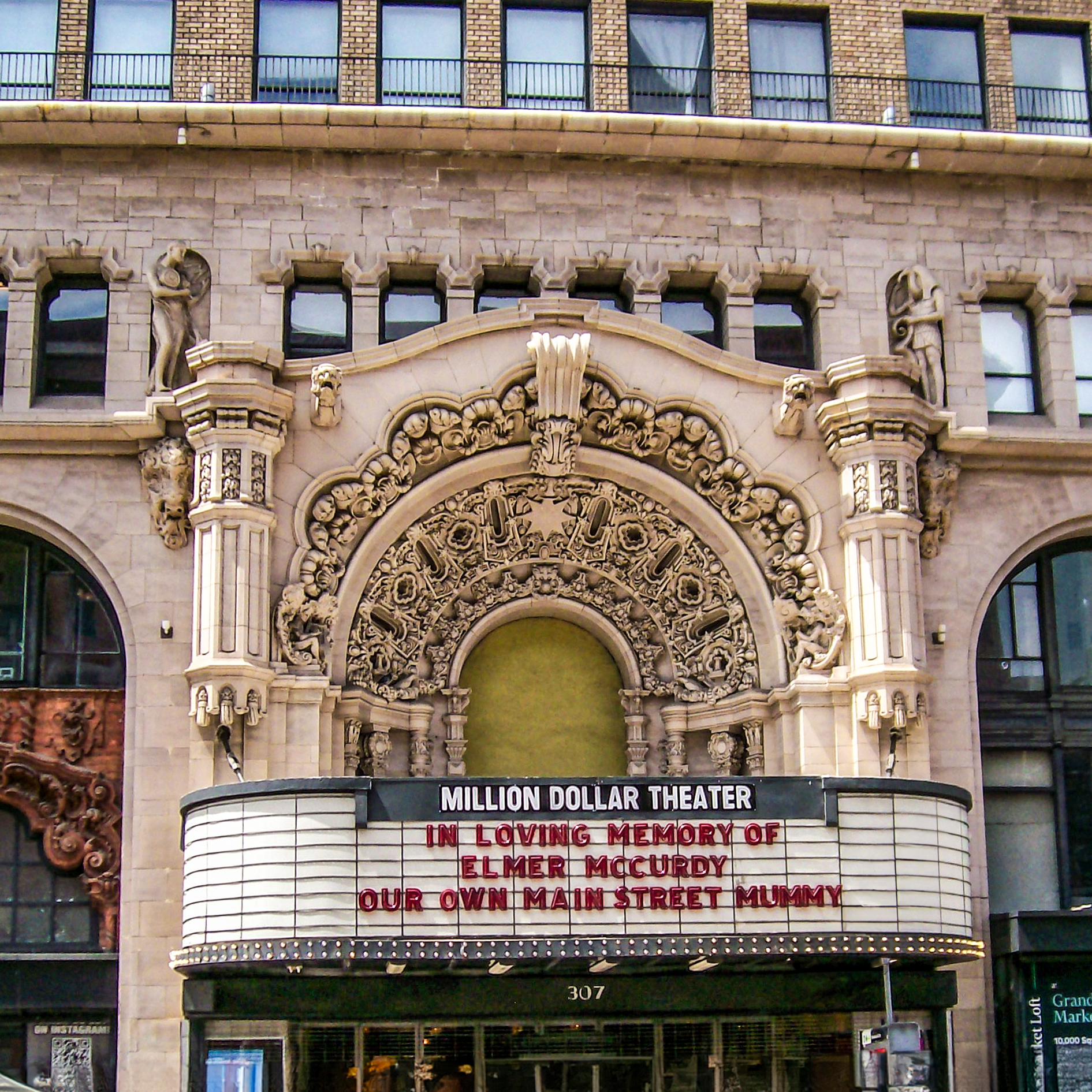 Downtown Los Angeles million dollar theater los angeles