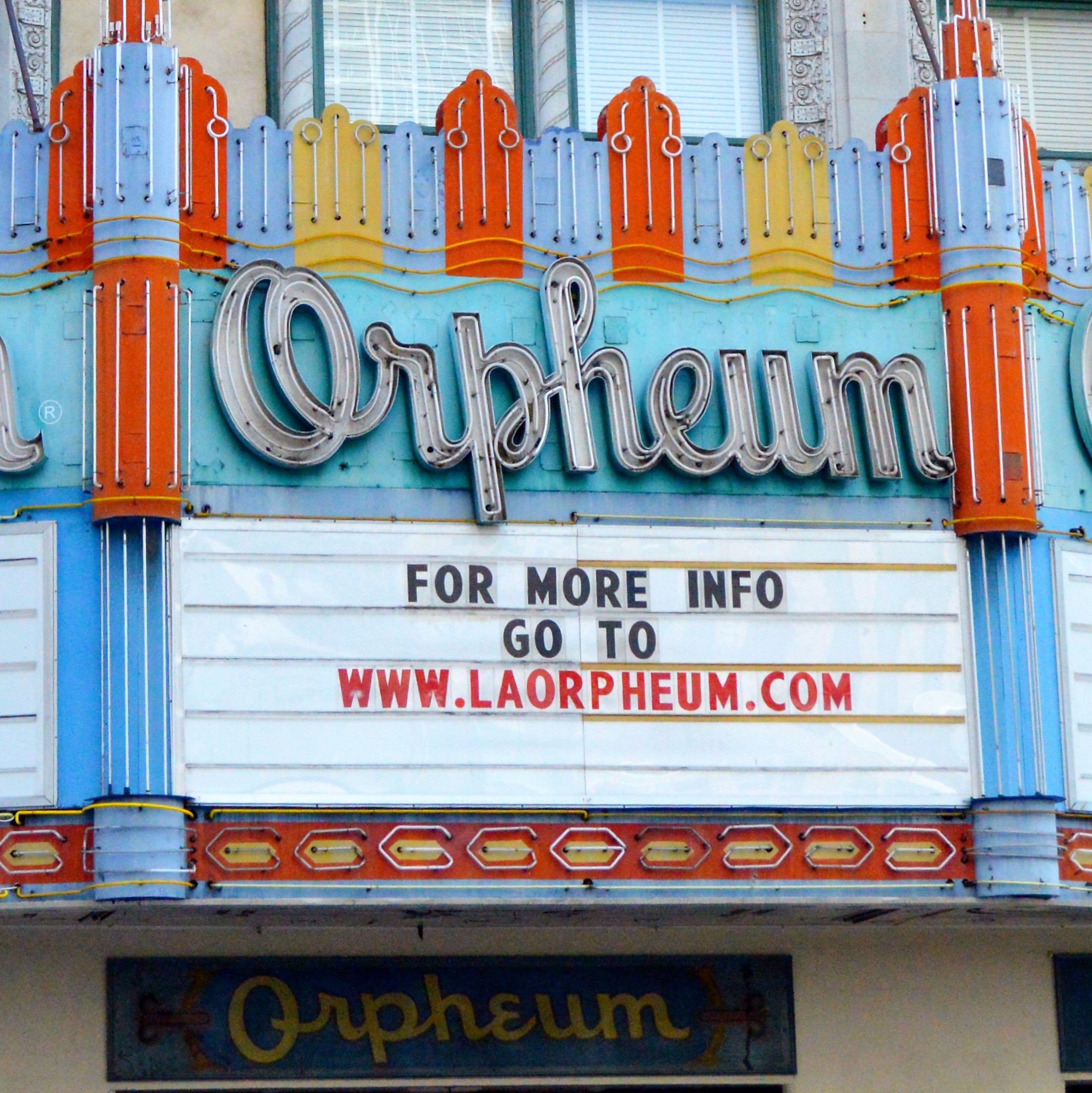 Downtown Los Angeles orpheum theater los angeles